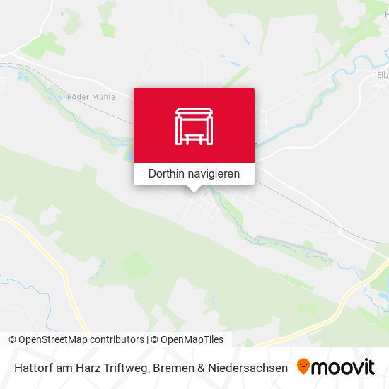 Hattorf am Harz Triftweg Karte