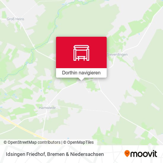 Idsingen Friedhof Karte