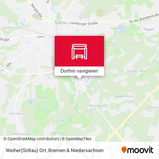 Weiher(Soltau) Ort Karte