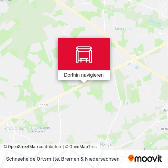 Schneeheide Ortsmitte Karte