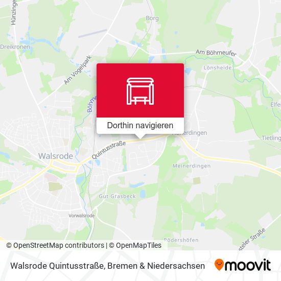 Walsrode Quintusstraße Karte