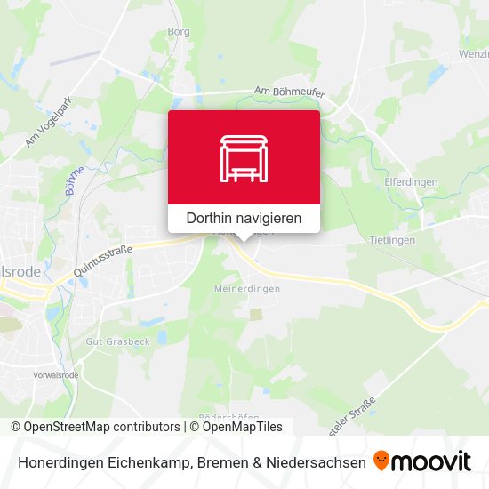 Honerdingen Eichenkamp Karte