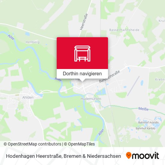 Hodenhagen Heerstraße Karte
