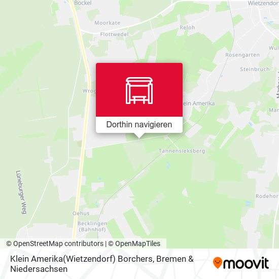 Klein Amerika(Wietzendorf) Borchers Karte