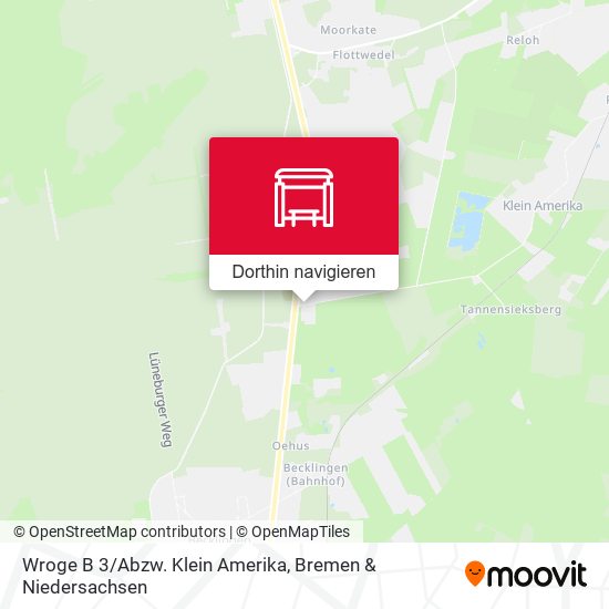 Wroge B 3/Abzw. Klein Amerika Karte