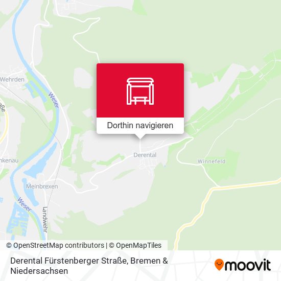 Derental Fürstenberger Straße Karte