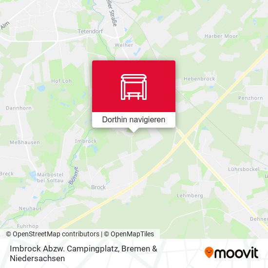 Imbrock Abzw. Campingplatz Karte