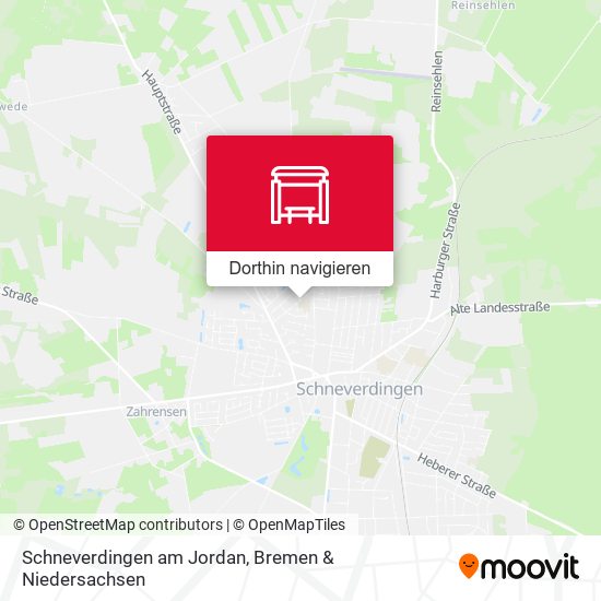 Schneverdingen am Jordan Karte