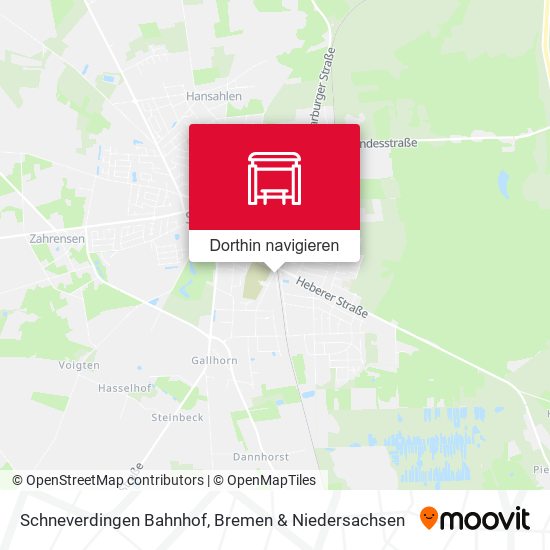 Schneverdingen Bahnhof Karte