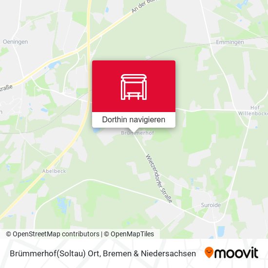 Brümmerhof(Soltau) Ort Karte