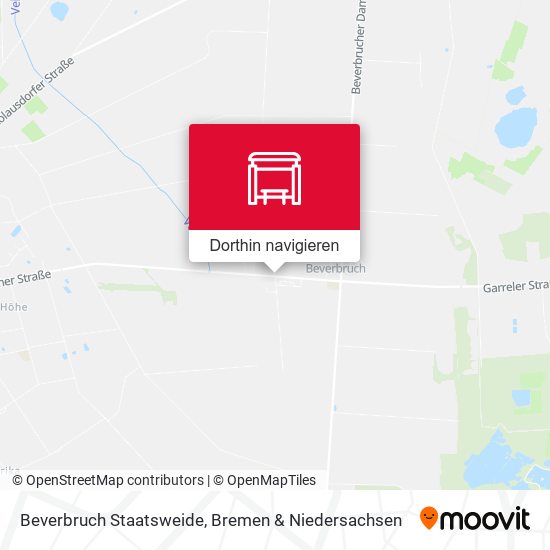 Beverbruch Staatsweide Karte
