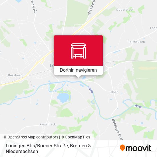 Löningen Bbs/Böener Straße Karte