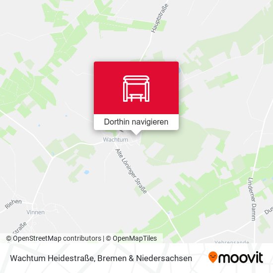 Wachtum Heidestraße Karte
