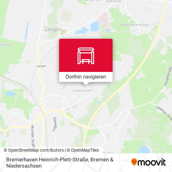 Bremerhaven Heinrich-Plett-Straße Karte
