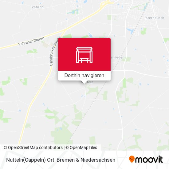 Nutteln(Cappeln) Ort Karte