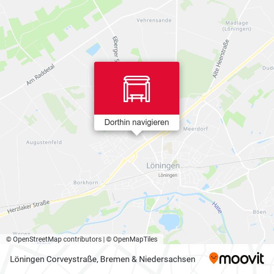 Löningen Corveystraße Karte