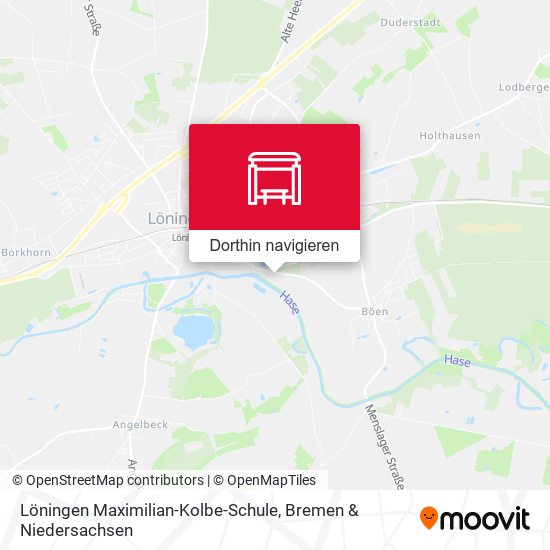 Löningen Maximilian-Kolbe-Schule Karte