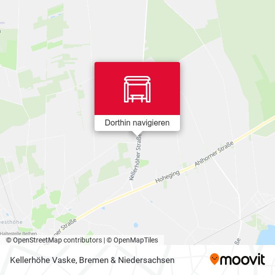 Kellerhöhe Vaske Karte