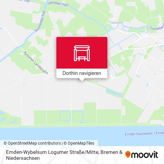 Emden-Wybelsum Logumer Straße / Mitte Karte