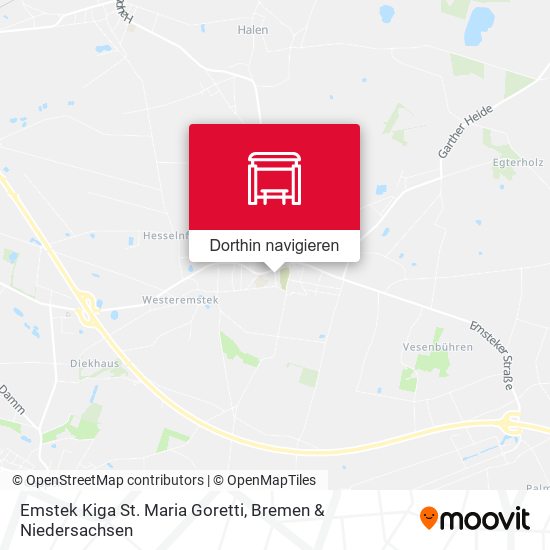 Emstek Kiga St. Maria Goretti Karte