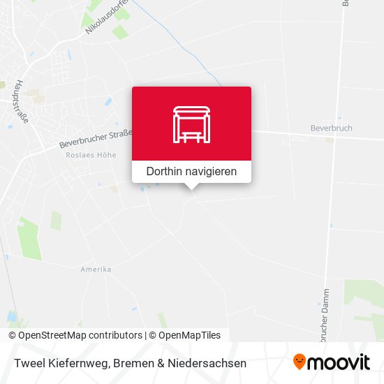 Tweel Kiefernweg Karte