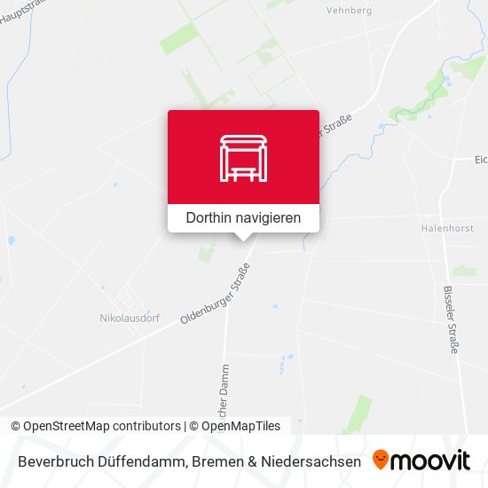 Beverbruch Düffendamm Karte