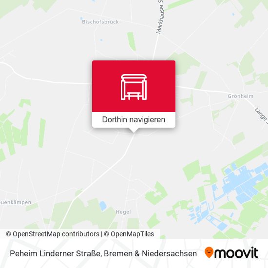 Peheim Linderner Straße Karte