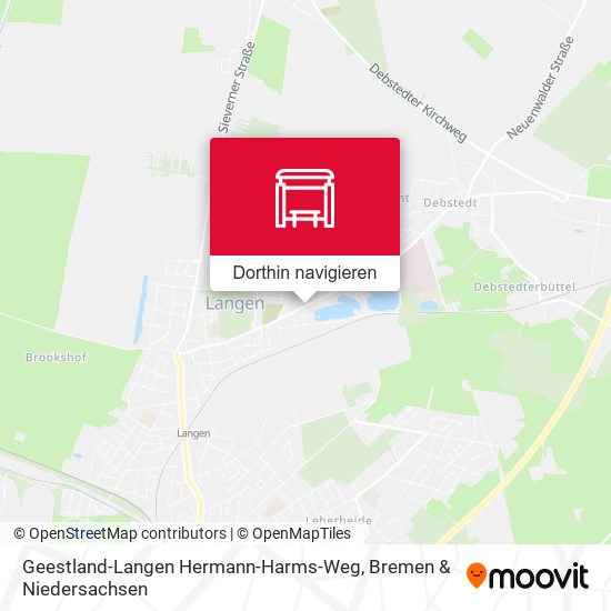 Geestland-Langen Hermann-Harms-Weg Karte