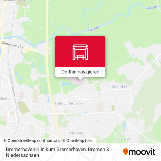 Bremerhaven Klinikum Bremerhaven Karte