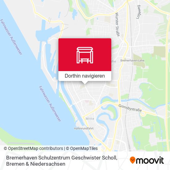 Bremerhaven Schulzentrum Geschwister Scholl Karte