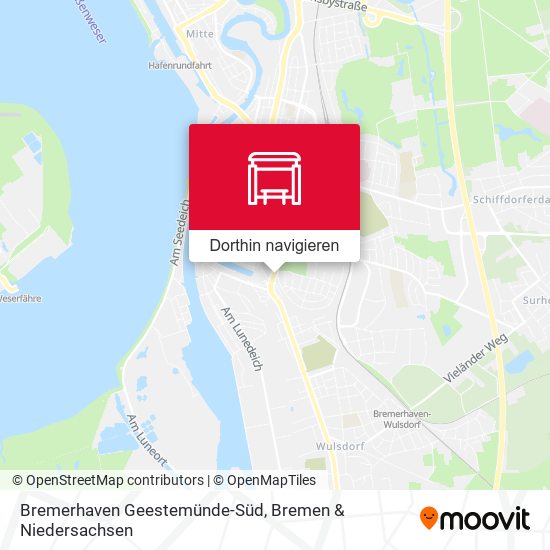 Bremerhaven Geestemünde-Süd Karte