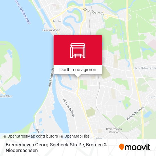 Bremerhaven Georg-Seebeck-Straße Karte