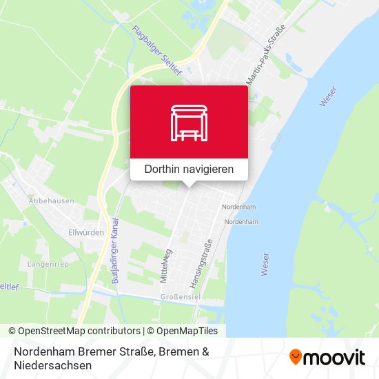 Nordenham Bremer Straße Karte