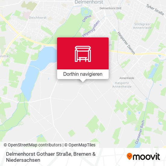 Delmenhorst Gothaer Straße Karte