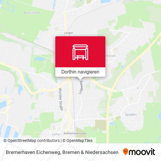 Bremerhaven Eichenweg Karte