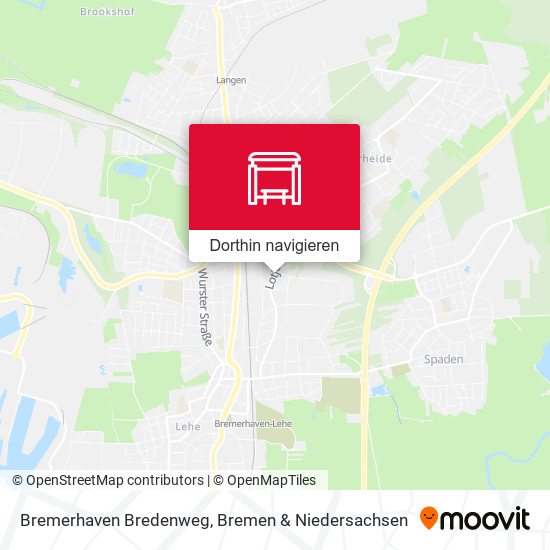 Bremerhaven Bredenweg Karte