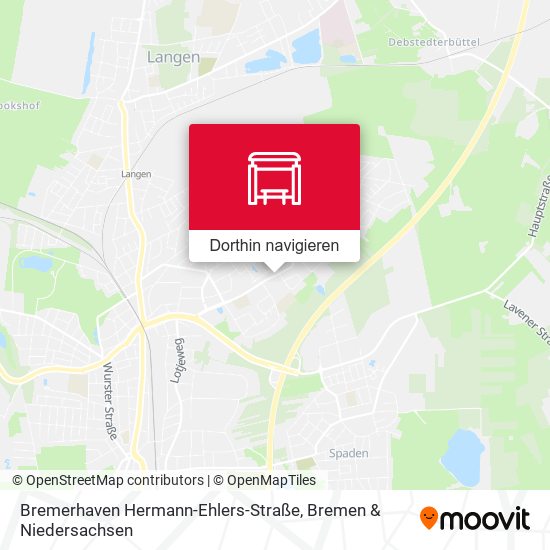 Bremerhaven Hermann-Ehlers-Straße Karte