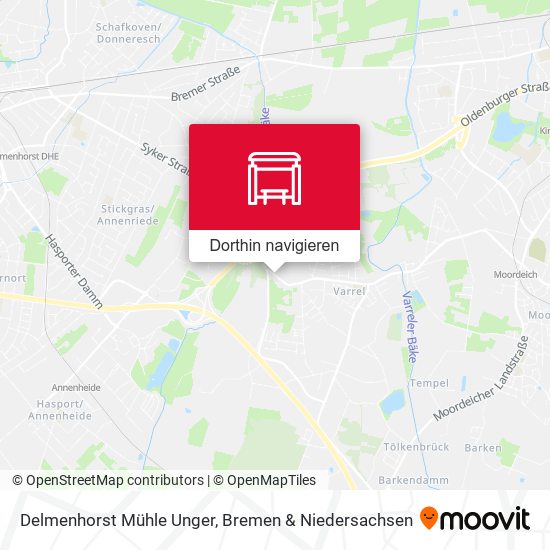 Delmenhorst Mühle Unger Karte