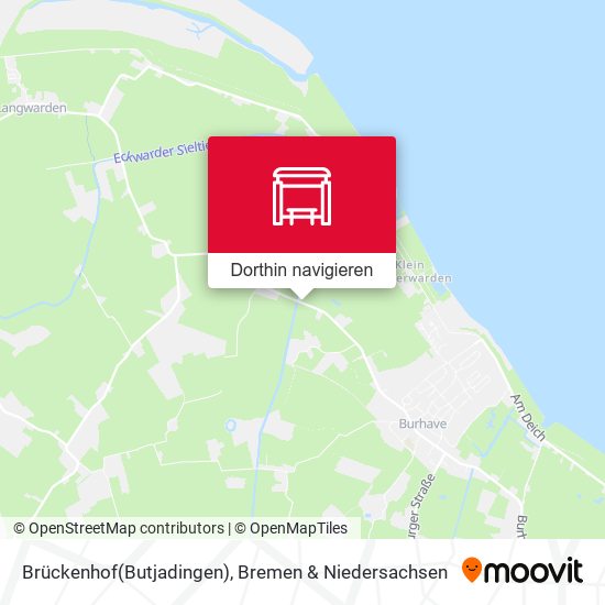 Brückenhof(Butjadingen) Karte