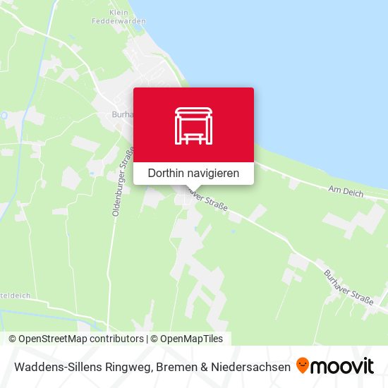 Waddens-Sillens Ringweg Karte