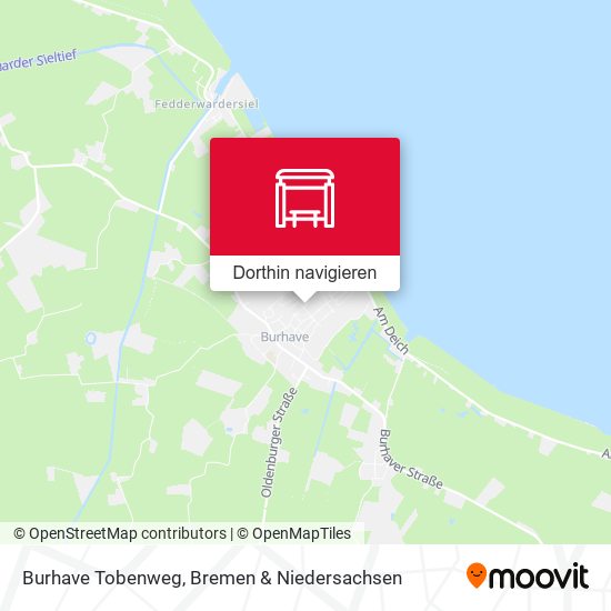 Burhave Tobenweg Karte