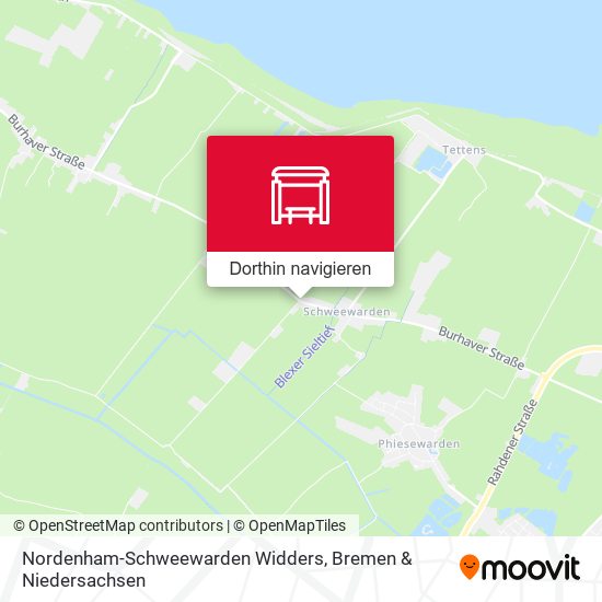 Nordenham-Schweewarden Widders Karte