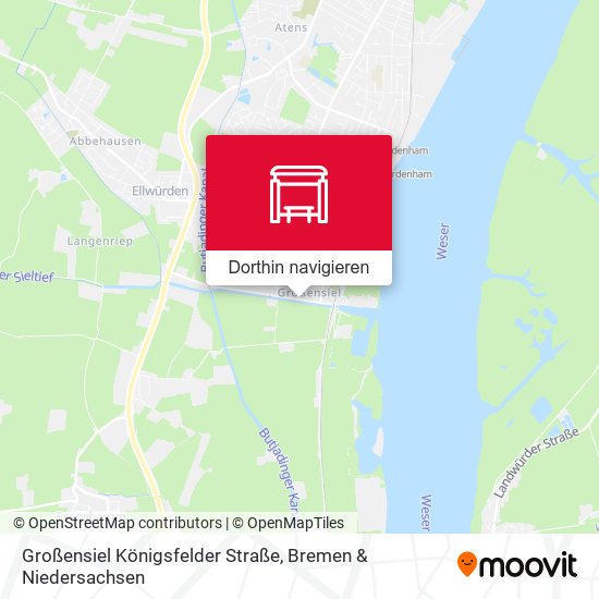 Großensiel Königsfelder Straße Karte