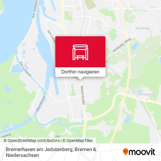 Bremerhaven am Jedutenberg Karte
