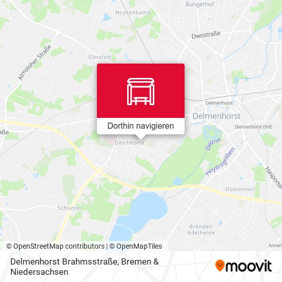 Delmenhorst Brahmsstraße Karte