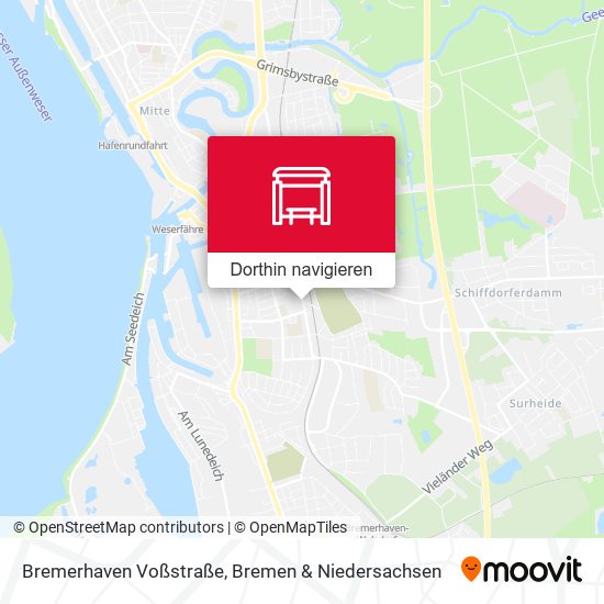 Bremerhaven Voßstraße Karte