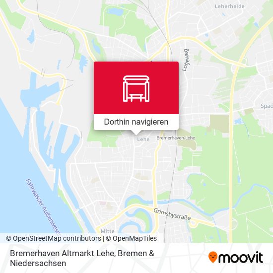 Bremerhaven Altmarkt Lehe Karte