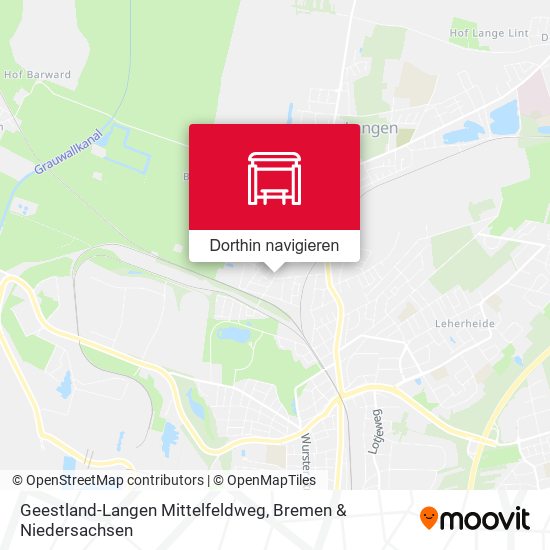 Geestland-Langen Mittelfeldweg Karte