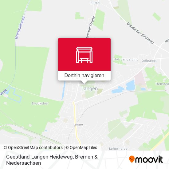 Geestland-Langen Heideweg Karte