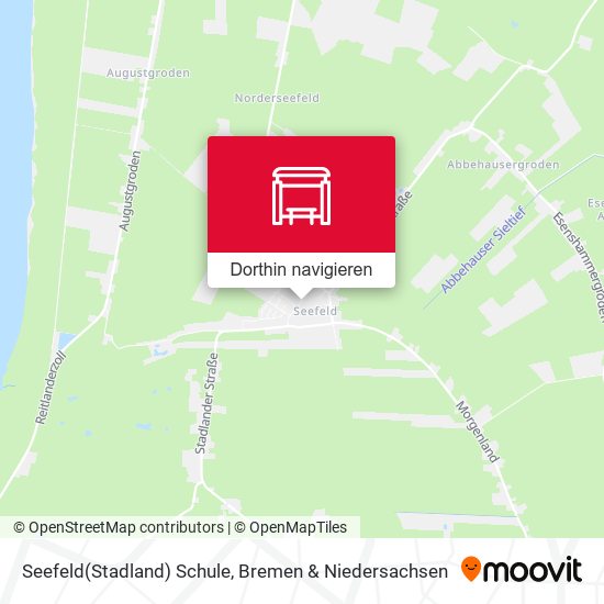 Seefeld(Stadland) Schule Karte